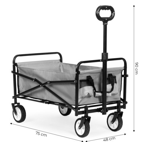 Składany Wózek Transportowy 48x90 cm MultiGarden – Idealny na Plażę i Do Ogrodu Składany Wózek Transportowy 48x90 cm MultiGarden – Idealny na Plażę i Do Ogrodu