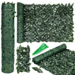 Sztuczny Bluszcz Żywopłot 300x100 Cm – Zielona Osłona MultiGarden