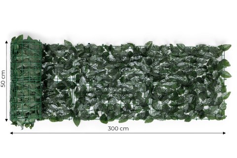 Sztuczny Bluszcz Żywopłot 300x50 Cm – Osłona Maskująca MultiGarden Sztuczny Bluszcz Żywopłot 300x50 Cm – Osłona Maskująca MultiGarden