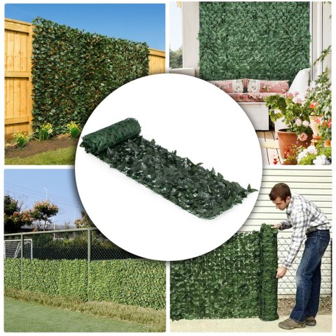 Sztuczny Bluszcz Żywopłot 300x50 Cm – Osłona Maskująca MultiGarden Sztuczny Bluszcz Żywopłot 300x50 Cm – Osłona Maskująca MultiGarden