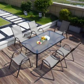 Stół Ogrodowy Szkło Hartowane 120x70 Cm – Na Taras I Ogród, MultiGarden
