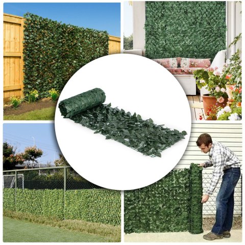 Sztuczny Bluszcz Żywopłot 500x50 Cm – Osłona Maskująca MultiGarden Sztuczny Bluszcz Żywopłot 500x50 Cm – Osłona Maskująca MultiGarden
