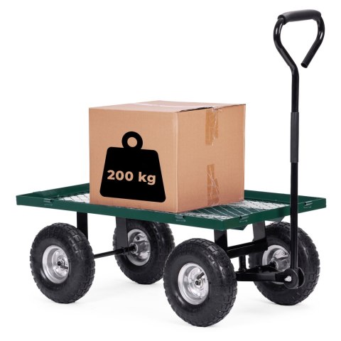 Wózek Ogrodowy Transportowy MultiGarden – Metalowy, Skrętna Oś, 200 kg, 86x46,5 cm Wózek Ogrodowy Transportowy MultiGarden – Metalowy, Skrętna Oś, 200 kg, 86x46,5 cm