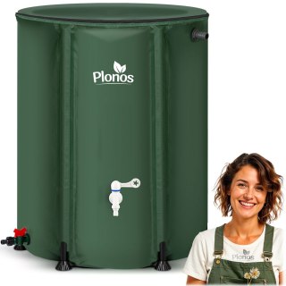 Zbiornik na deszczówkę PVC – składany, odporny na UV, 500 l Plonos