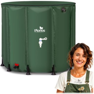 Zbiornik na deszczówkę PVC – składany, odporny na UV, 650 l Plonos