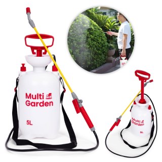 Opryskiwacz Ciśnieniowy Ogrodowy 5L, 2.5 bar – Regulowana Dysza, Lanca I Pasek MultiGarden