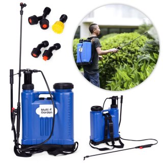 Opryskiwacz Ogrodowy plecakowy16L – MultiGarden z 4 Dyszami i Szelkami