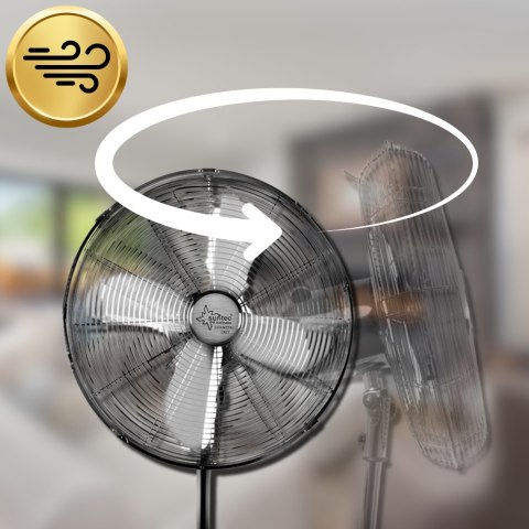 Wentylator Stojący Metalowy 50 CM COOLBREEZE 5000 SVM Regulowany, Oscylacja Wentylator Stojący Metalowy 50 CM COOLBREEZE 5000 SVM Regulowany, Oscylacja