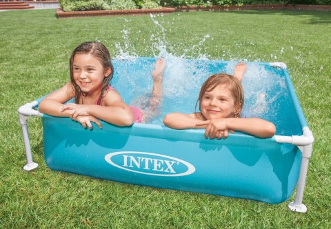 Basen Stelażowy Kwadratowy INTEX 57173 122x122x30 cm Brodzik dla Dzieci Basen Stelażowy Kwadratowy INTEX 57173 122x122x30 cm Brodzik dla Dzieci