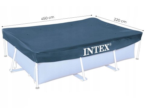 INTEX 28039 Pokrywa Basenowa 460x226 cm Winyl Otwory Opaski Na Basen INTEX 28039 Pokrywa Basenowa 460x226 cm Winyl Otwory Opaski Na Basen