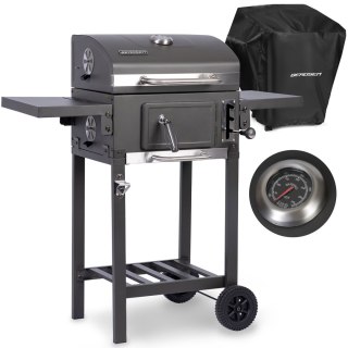 Grill Węglowy Berdsen BBQChef BD-892 – Żeliwny Ruszt i Termometr, Pokrowiec