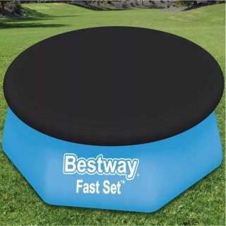 Pokrywa Basenowa Bestway 58032 244 cm – Wytrzymała Plandeka z PCV