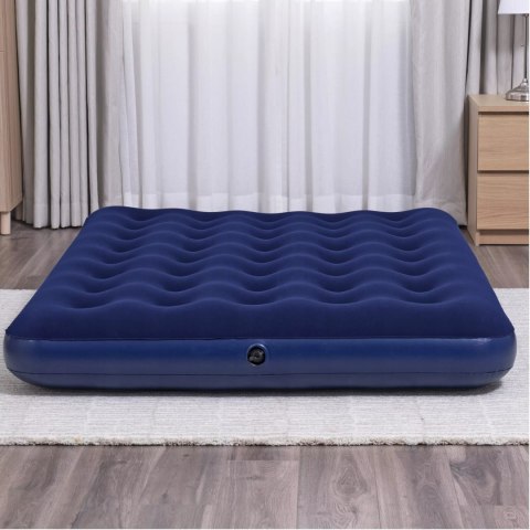 Materac Dmuchany Dwuosobowy Bestway 67002 – Welurowy, 191x137x22 cm