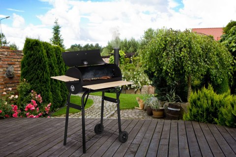 Duży Grill Ogrodowy Z Termometrem MultiGarden Ruszt 55x30 cm Komin Duży Grill Ogrodowy Z Termometrem MultiGarden Ruszt 55x30 cm Komin