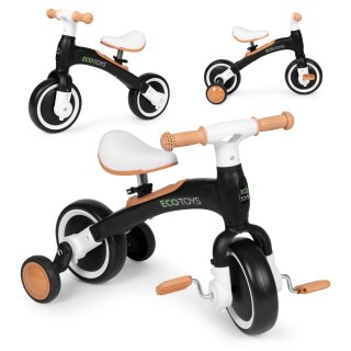 Rowerek Biegowy ECOTOYS 3W1 – Regulacja Siodełka i Odłączane Pedały