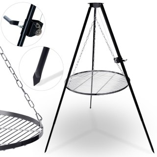 Grill Ogrodowy Trójnóg Berdsen – Regulowany Duży Ruszt 80 cm
