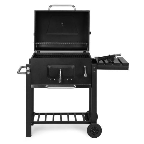 Grill Ogrodowy Z Pokrywą Antracyt Ruszt 53x34 cm Duży Metalowy Grill Ogrodowy Z Pokrywą Antracyt Ruszt 53x34 cm Duży Metalowy