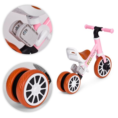 Rowerek Trójkołowy 2w1 ECOTOYS – Funkcja Biegowego I Standardowego Rowerek Trójkołowy 2w1 ECOTOYS – Funkcja Biegowego I Standardowego