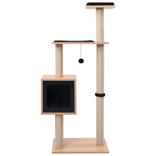 Drapak dla Kota – Domek, Sizalowa Mata, Platformy, 123 cm