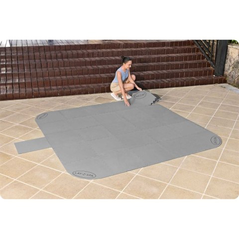 Mata Ochronna Pod Basen Jacuzzi Puzzle Bestway 60334 16 Szt. 50 x 50 cm