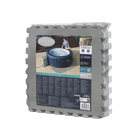 Mata Ochronna Pod Basen Jacuzzi Puzzle Bestway 60334 16 Szt. 50 x 50 cm