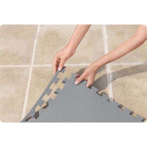 Mata Ochronna Pod Basen Jacuzzi Puzzle Bestway 60334 16 Szt. 50 x 50 cm