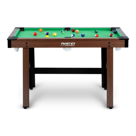 Duży stół do bilarda z akcesoriami Neo-Sport NS-807 Duży stół do bilarda z akcesoriami Neo-Sport NS-807