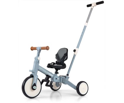 Milly Mally Optimus Max Rowerek 5w1 Trójkołowy Biegowy Z Rączką Denim