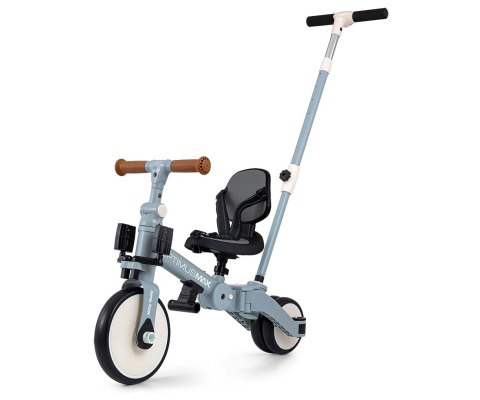 Milly Mally Optimus Max Rowerek 5w1 Trójkołowy Biegowy Z Rączką Denim Milly Mally Optimus Max Rowerek 5w1 Trójkołowy Biegowy Z Rączką Denim