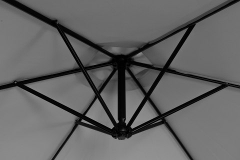 Duży Parasol Ogrodowy Rozkładany MultiGarden - 300 cm - Szary Duży Parasol Ogrodowy Rozkładany MultiGarden - 300 cm - Szary