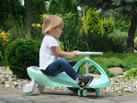 Jeździk Grawitacyjny ECOTOYS LED Zielony Dla Dzieci