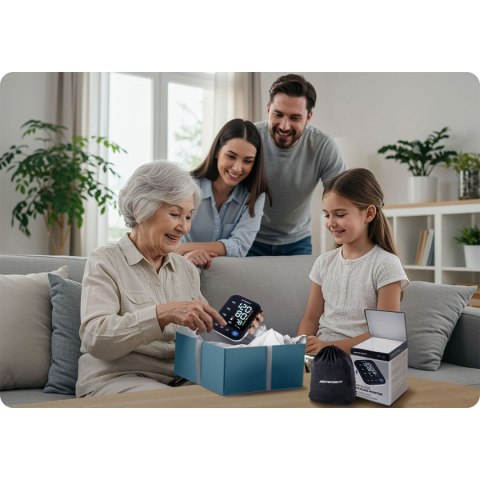 Ciśnieniomierz Naramienny Berdsen BD-122 Elektroniczny LED Polski Lektor