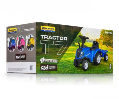 Traktorek NEW HOLLAND T7 TRACTOR Różowy Traktorek NEW HOLLAND T7 TRACTOR Różowy