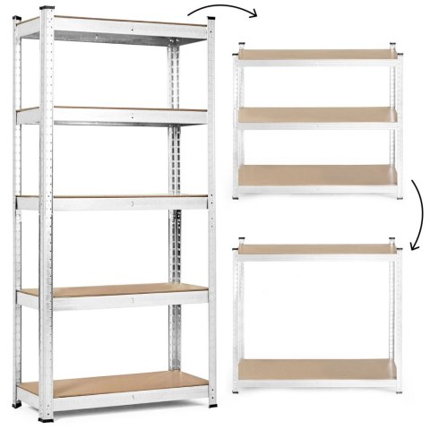 Uniwersalny Regał Magazynowy ModernHome 180x90x40 cm – 5 Półek