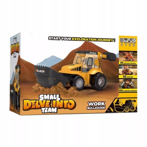 Koparka Edukacyjna 4w1 Dla Dzieci – Lupa, Kompas, Łyżki Do Piasku