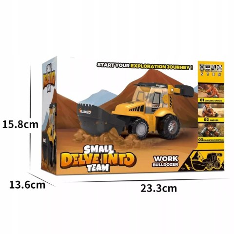 Koparka Edukacyjna 4w1 Dla Dzieci – Lupa, Kompas, Łyżki Do Piasku