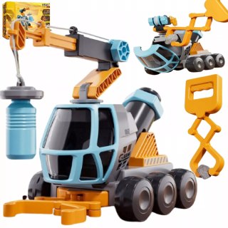 Dźwig Z Mikroskopem Dla Dzieci STEM Magnetyczny Żuraw Chwytak