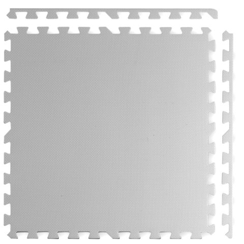 Mata Piankowa Puzzle Ricokids 60x60cm 4 szt białe i szare