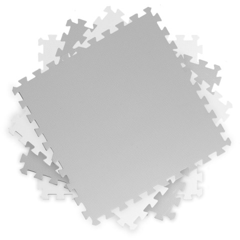 Mata Piankowa Puzzle Ricokids 60x60cm 4 szt białe i szare