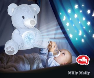 Pluszowy Miś Maskotka z Projektorem i Melodiami Milly Bear Blue