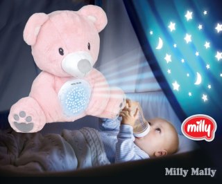 Pluszowy Miś Maskotka z Projektorem i Melodiami Milly Bear Pink