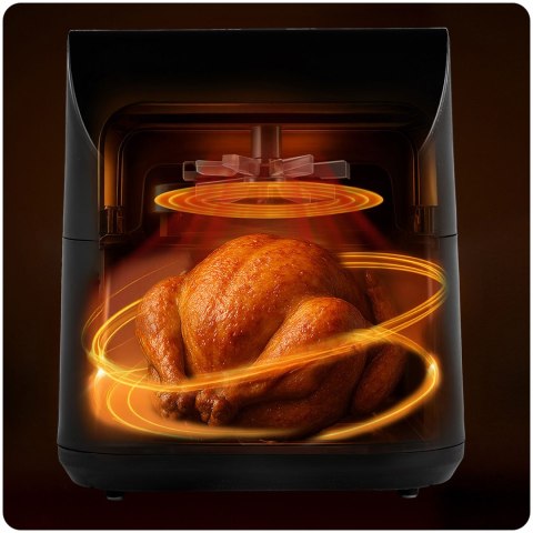 Frytkownica Beztłuszczowa Air Fryer Berdsen BD-660 Czarna – 8 L, 1700 W