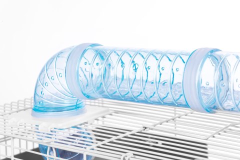 Klatka Dla Gryzoni Petsi TR-1014 – Z Akcesoriami, 2 Piętra, Tunel, Kołowrotek