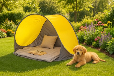 Namiot Plażowy MultiGarden – Pop-Up, Ochrona UV, Lekki, 213x121x100 cm