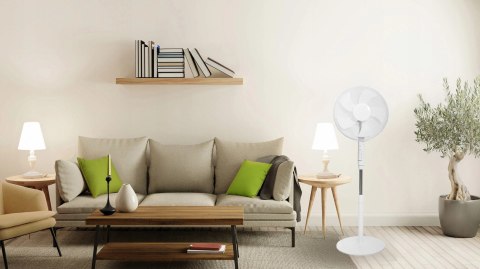 Wentylator Stojący Longwell H-071 45W – Pilot, 3 Tryby, Regulacja Wysokości