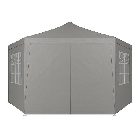 Pawilon Ogrodowy MultiGarden 2x2x2 m – Namiot Eventowy, 6 Ścian, Wodoodporny, Szary