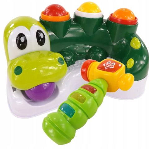 Interaktywna Zabawka Dinozaur Zbijak Piłeczek Dla Dzieci
