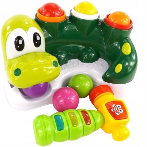 Interaktywna Zabawka Dinozaur Zbijak Piłeczek Dla Dzieci