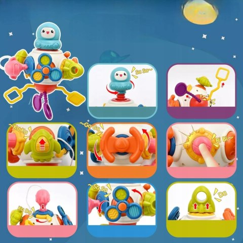 Edukacyjna Kostka Kosmiczna Sensoryczna 8w1 – Zabawka Interaktywna