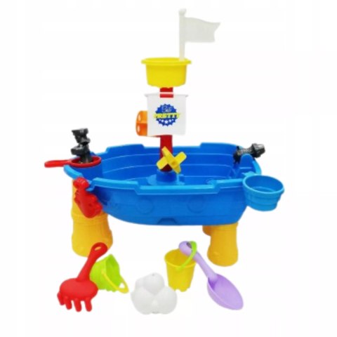 Stolik Piracki Do Wody I Piasku Zjeżdżalnia 15 Akcesoriów